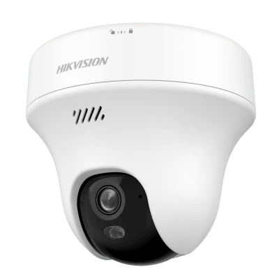 Turret PT IP 3 Megapixel (2K) Megapixel / Lente 2.8 mm / Dual Light (10 mts IR + 10 mts Luz Blanca) / Wi-Fi 6 / Interior / ACUSENSE / dWDR  / H.265 / Audio Bidireccional (Micrófono y Bocina) / 5 VCD