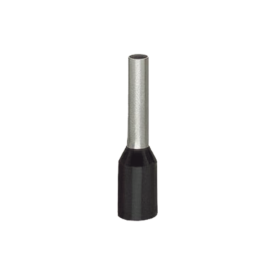FERRUL PARA CALIBRE 1.5MM2 / 16 AWG / L: 12 L1: 6 D: 4 D1: 3,5 D2: 1,7 / COLOR: NEGRO