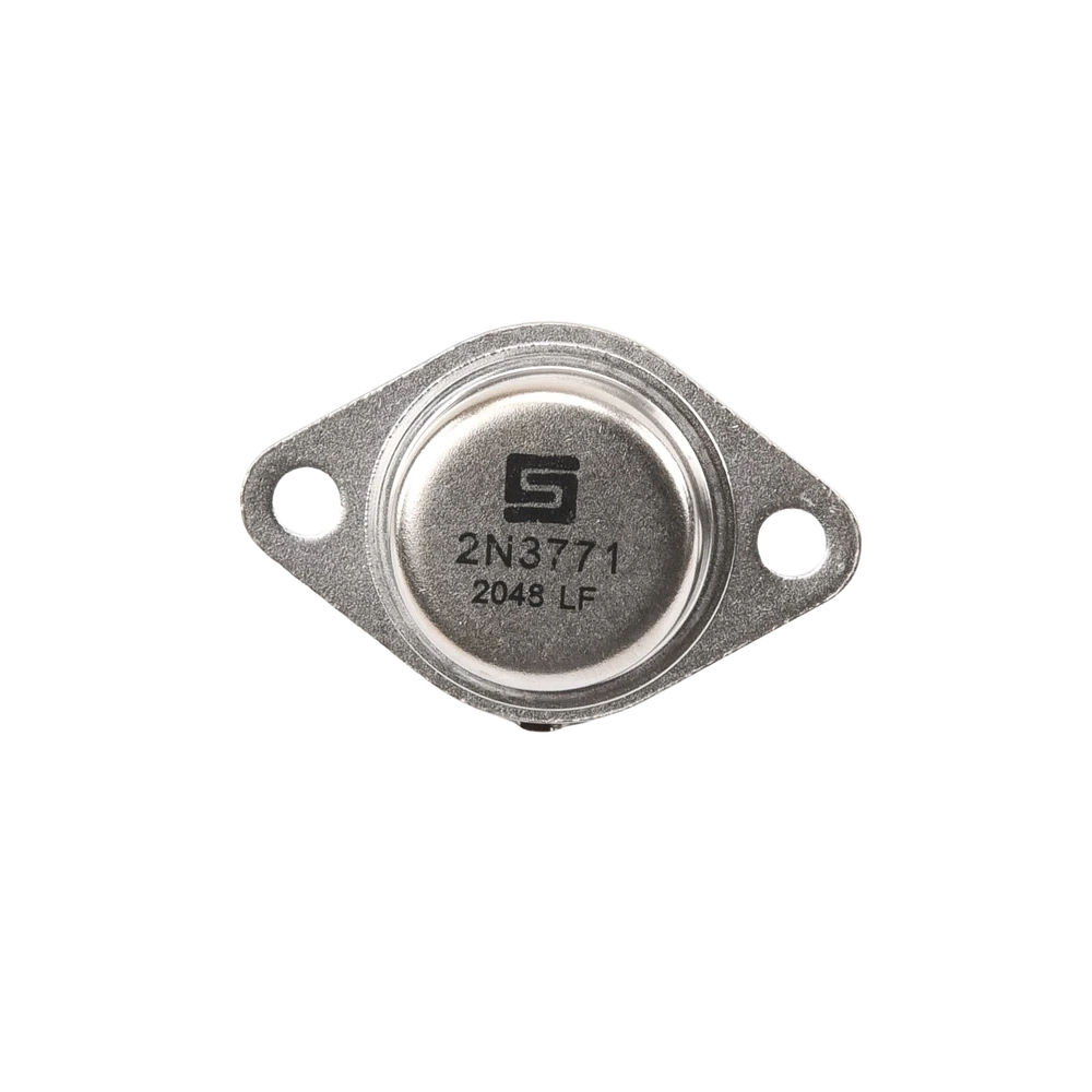 2N3771A-AD-2-l Transistor NPN Silicio / 50V 30A 150W / Encapsulado TO-3 / Protección Fuentes / Compatible RS-12A RS-20A / Alta Corriente 2N3771A 3