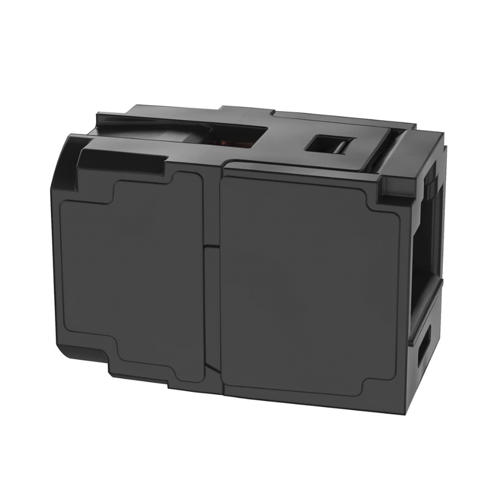 CC6X88BL-LAT-IZQ-l Módulo Acoplador RJ45 a RJ45, Mini-Com, Categoría 6A, Color Negro CC6X88BL 3