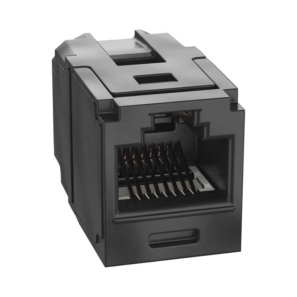 CC6X88BL-l Módulo Acoplador RJ45 a RJ45, Mini-Com, Categoría 6A, Color Negro CC6X88BL 1