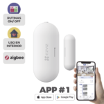 Contacto Magnético Inalambrico / Para Hub CS-A3 / Compatible con Kit de Alarmas EZVIZ CS-B1 / Uso en Interior / Protocolo Zigbee / CST2C-l