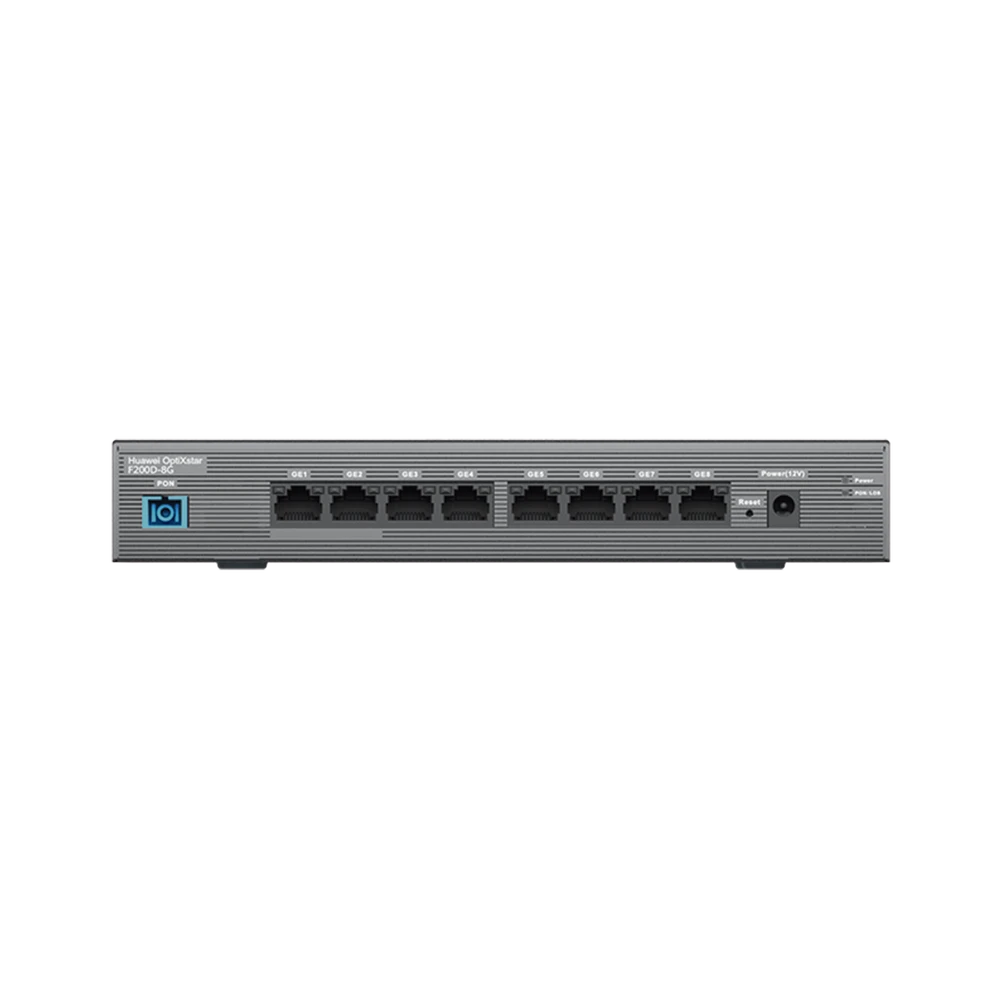 F200D8G-AD-4-l HUAWEI MiniFTTO - ONU Switch Gigabit / 8 puertos 10/100/1000Mbps + 1 PON (SC/UPC)/ Downstream 2.488 Gbps / Upstream 1.244 Gbps / modo puente / Administración Nube F200D-8G 5