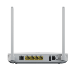 HUAWEI MiniFTTO - ONU Wi-Fi 6 doble banda / 2.976 Gbps / 4 puertos 10/100/1000 Mbps + 1 GPON (SC/UPC) + 1 puerto POST / Downstream 2.488 Gbps / Upstream 1.244 Gbps / Ganancia de Antena 5dBi / Beamforming / Roaming / MIMO 2X2 / Administración Nube F600D304G1V-FRENTE-l