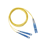 Jumper de Fibra Optica Monomodo 9/125 OS2, LC-SC Duplex, OFNR (Riser), Color Amarillo, 10 Metros (32.81 Pies) F92ERLNSNSNM010-l