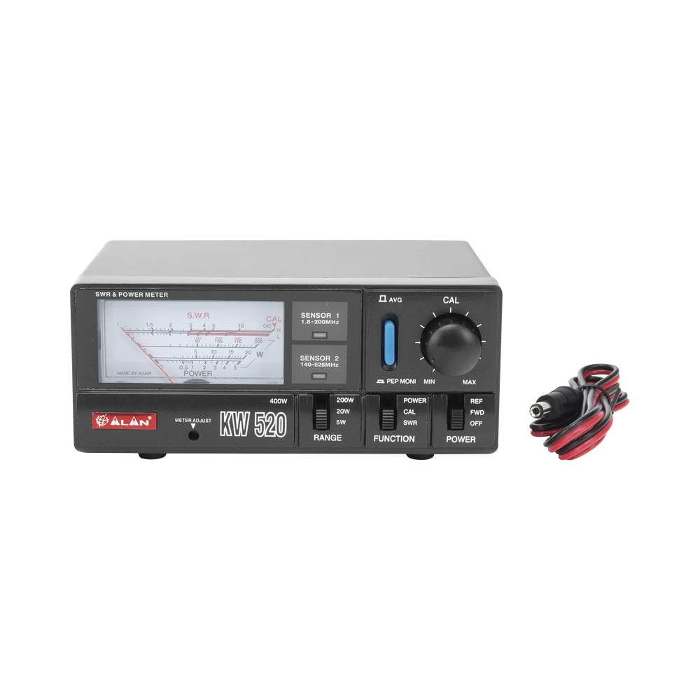 KW520-AD-1-l Wattmetro para Uso Semi Profesional para HF / VHF / UHF. KW520 4