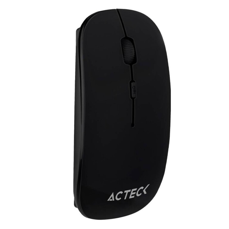 Mouse ACTECK Inalámbrico 2.4 GHZ 1600 DPI 3 LVLS WINDOWS-LINUX-MAC OS SLIM Negro OPTIMIZE MI240 MOUACT060_5_full