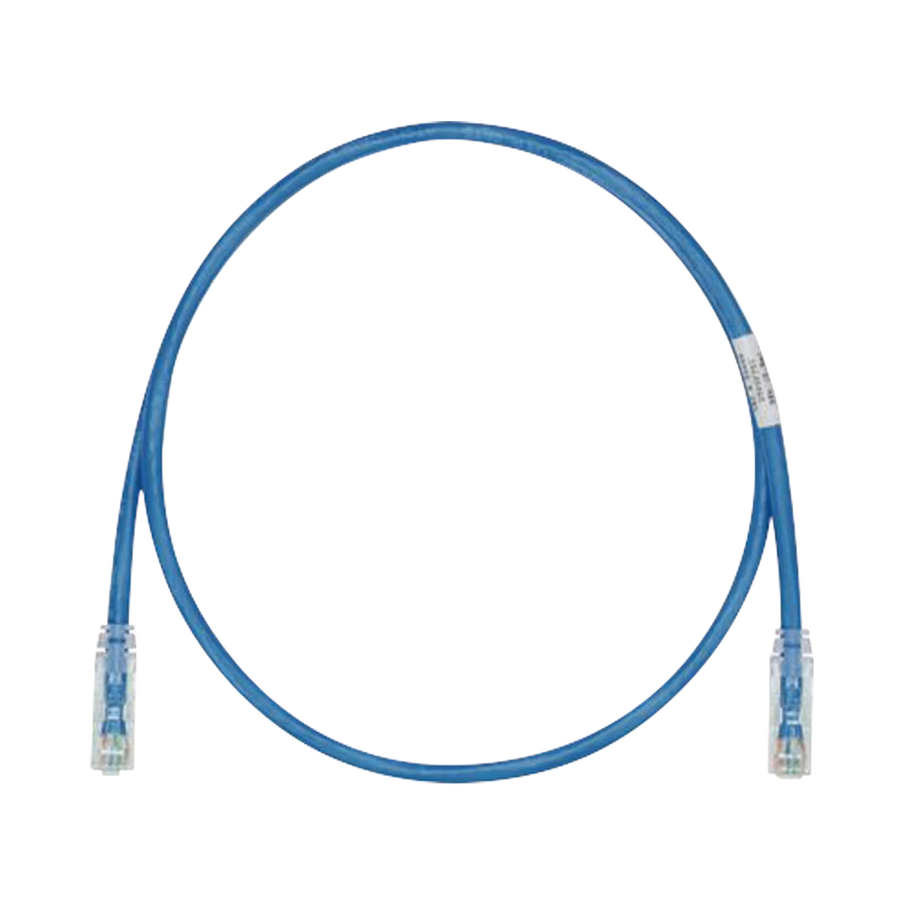 UTPSP05MBUY-l Cable de Parcheo TX6, UTP Cat6, 24 AWG, CM, Color Azul, 0.5 Metros (1.64 Pies). UTPSP0.5MBUY 1
