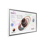 Pizarra Interactiva Digital / 55" 4K UHD (3840x2160) / Touch IR 20 Puntos / Whiteboard 4 Usuarios Simultáneos / Tizen 9.0 / WiFi / VESA 400x400 lateral_derecha_0S400-30