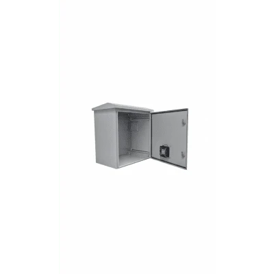 lateral_derecha_0S400-4 Gabinete Ventilado de Acero IP55 Uso en Exterior (593 x 609 x 399 mm) con Placa Trasera Interior Metálica y Compuerta Inferior Atornillable. Incluye Ventilador, Ventilas, filtros, Montaje Rack 19", Terminal de Tierra Física, Chapas y Ll PST-5060-19RAV 4