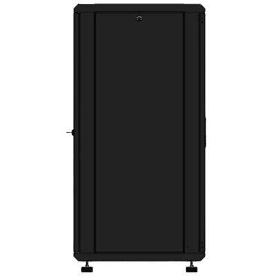 lateral_izquierda_0S400-26 Gabinete Rackeable 19 Pulgadas / 24 Unidades / Piso / Puerta de Cristal / Acero Calibres 16-18-20 / Capacidad 750 Kg / Dimensiones 600x605x1190 mm (23.6x23.8x46.9 in) / Ventilación 120 mm / Cerradura LES-60-60-24UG 3