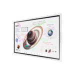 Pizarra Interactiva Digital / 55" 4K UHD (3840x2160) / Touch IR 20 Puntos / Whiteboard 4 Usuarios Simultáneos / Tizen 9.0 / WiFi / VESA 400x400 lateral_izquierda_0S400-46