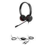 Jabra Evolve 30 II Duo con conexión USB C/A y 3.5mm, micrófono con cancelación de ruido y controlador en el cable con botones e indicadores LED (5399-829-369)) portada_0S400-124