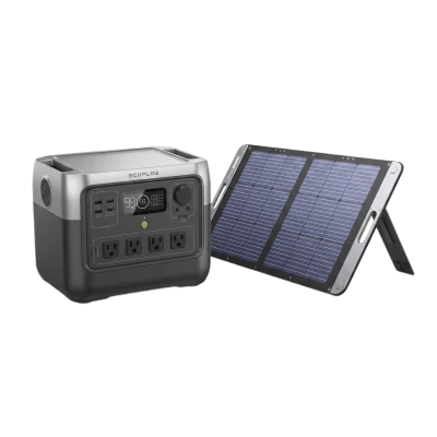 Kit de Energía Portátil / Estación 768 Wh / Salida AC 800 W (1600 W X-Boost) / Panel Solar 200 W / Batería LiFePO4 / IP67