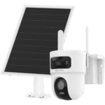 Kit Solar IP All in One Doble Lente / AOV / PT IP 4 Megapixel Lente 4 mm / Fijo 4 Megapixel Lente 2.8 mm / Panel Solar + Batería de Respaldo de Litio (9000 mAh) / Conexión 4G / Audio de Dos Vías / Dual Light / IP66 / Micro SD portada_0S400