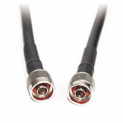 Jumper Coaxial con Cable Epcom405 | Conector N Macho en los Extremos | 24 Metros (78.74 Pies) de Longitud.