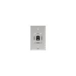 Placa de Pared Telefónica, Salida de 1 Puerto Keystone, Con Jack Cat5e Estilo TP, de Acero Inoxidable portada_0S400-19