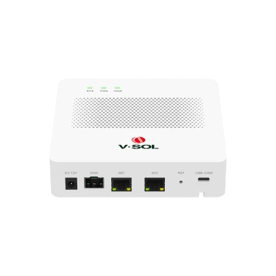 Mini OLT de 1 Puerto GPON SC/UPC con 3 puertos Uplink (2 puertos Gigabit Ethernet + 1 puerto SFP/SFP+) , hasta 64 ONUs / ONTs