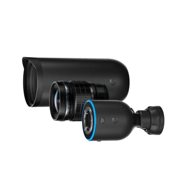 UniFi Protect AI DSLR – Cámara 4K PoE+ para Interior/Exterior con Sensor de Alta Sensibilidad, Lente Fija Gran Angular de 17 mm y Analítica Avanzada por IA