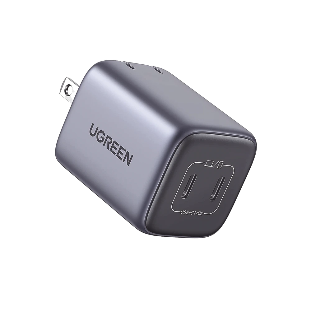 90572-l Cargador de 45W serie Nexode Mini | 2 Puertos USB-C de Carga Rápida | Tecnología GaN II | Power Delivery 3.0 | Quick Charge 4.0 | Chip Confiable y Carga Inteligente | Optimiza la Experiencia de Carga | Tecnología Thermal Guard 90572 1