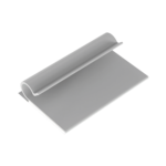 Clip Adhesivo Tipo J, Para Cables de Hasta 6.4 mm de Diametro, Uso Interior, Color Gris, Paquete de 100pz AJC25AC-AD-3-l