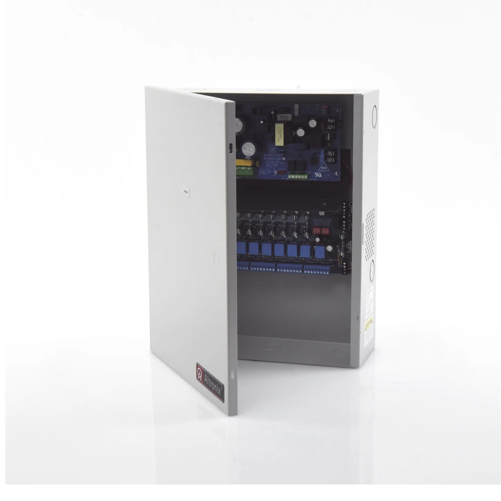 AL400ULACM-AD-1-l Fuente de Poder con Respaldo, 12 o 24 Vcc, 4 A, 48 W, 8 Salidas, Para Control de Acceso, Entrada 115 Vca AL400ULACM 2