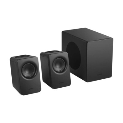 Bocinas Tipo Estudio  Dynamic Exact Mini S-PRO BS495 Advanced Series, Sonido Estereo 2.1 Canales Con Subwoofer, Potencia 60w RMS