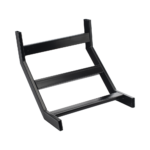 (CHCVET1X12EPK) CURVA VERTICAL EXTERIOR TUBULAR 1.5 DE PERALTE X 12 ANCHO PINTURA EPOX COLOR NEGRO, INCLUYE COPLe y tornilleria CHCVET1X12EPK-AD-3-l