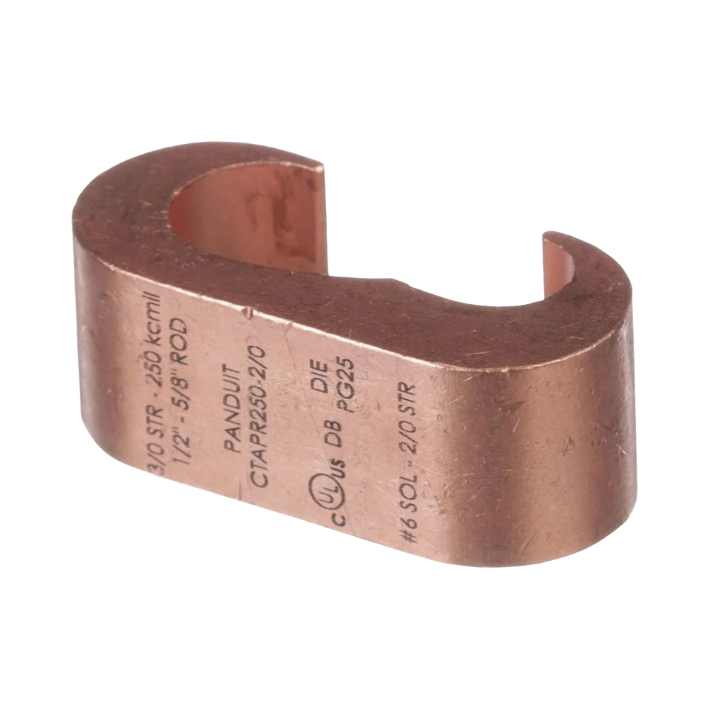 CTAPR22L-AD-1-l Conector de Conexión Tierra tipo "E" para Conductor de Cobre 6 Awg - 2Awg, 1 Pieza CTAPR2-2-L 2