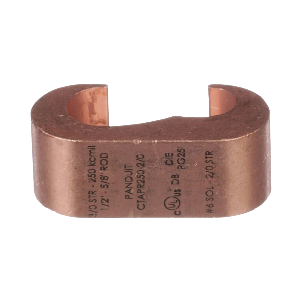 CTAPR22L-AD-2-l Conector de Conexión Tierra tipo "E" para Conductor de Cobre 6 Awg - 2Awg, 1 Pieza CTAPR2-2-L 3