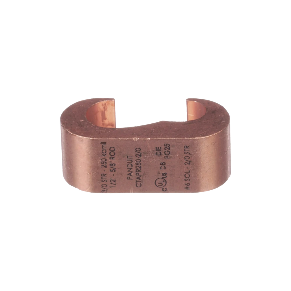 CTAPR2502_0L-l Conector de Conexión Tierra tipo "E" para Conductor de Cobre 3/0 Awg - 250Kcmil, 1 Pieza CTAPR250-2/0-L 1