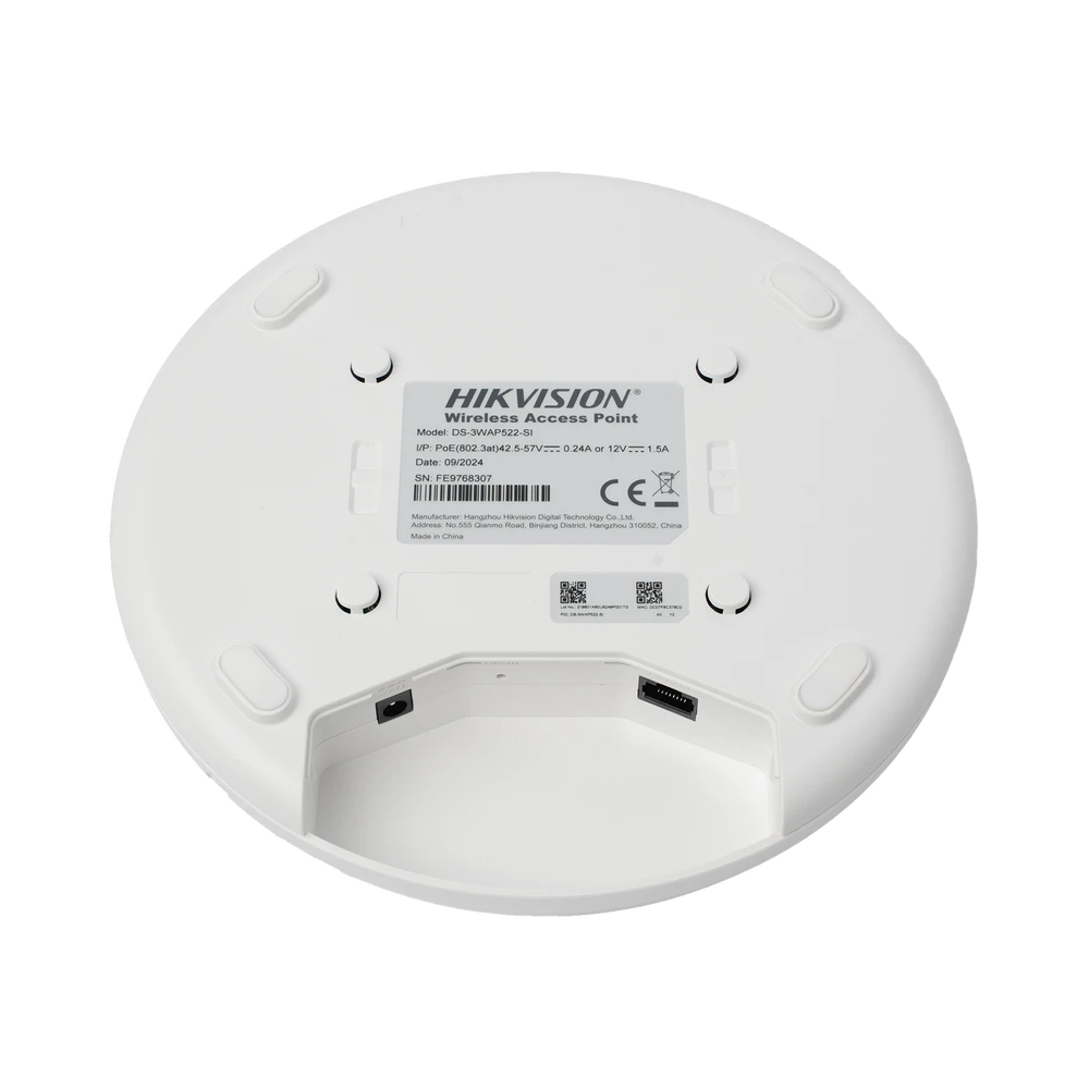 DS3WAP522SI-AD-1-l Punto de Acceso / Montaje en Techo o Pared / WiFi 5 / Soporta Roaming / PoE / Interior / Soporta hasta 256 Usuarios (80 Conexiones Simultaneas) / 1200 Mbps / 20 dB / Administración Gratuita desde la Nube DS-3WAP522-SI 3