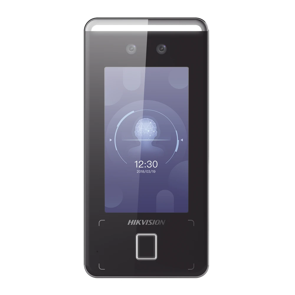 DSK1T341CMFW-l Terminal Min Moe WiFi de Reconocimiento Facial ULTRA RÁPIDO (Exterior IP65) / Hasta 1.5 mts en lectura / Soporta P2P Hik-Connect / 3,000 Usuarios /QR y Videoportero (ambientes de bajo ruido) / HIK-IA DS-K1T341CMFW 1