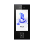 Terminal Facial Min Moe con BOTON DE LLAMADA FÍSICO / 3000 Rostros / Pantalla 4.5" / Administrable en la Nube con Hik-Connect Teams / Exterior IP65 / PoE / WiFi / HIK-IA / SIP Estandar DSK1T344MBWXE1-AD-1-l