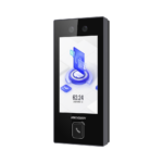 Terminal Facial Min Moe con BOTON DE LLAMADA FÍSICO / 3000 Rostros / Pantalla 4.5" / Administrable en la Nube con Hik-Connect Teams / Exterior IP65 / PoE / WiFi / HIK-IA / SIP Estandar DSK1T344MBWXE1-l