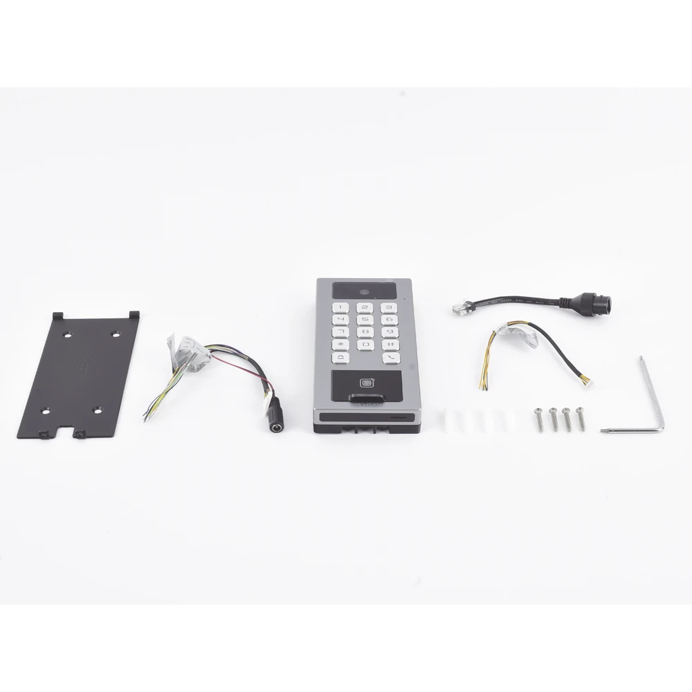 DSK1T502DBFWXCE1-AD-1-l (PoE / 2 Relays) Terminal de Control de Acceso / Videoportero Multiapartamento Llamada a App / Teclado / Exterior Antivandálico IP65 & IK09 / Huella, Tarjeta, Código QR, PIN o App Hik-Connect / Cámara 2 MP compatible con NVRs DS-K1T502DBFWX-C-E1 5