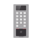 (PoE / 2 Relays) Terminal de Control de Acceso / Videoportero Multiapartamento Llamada a App / Teclado / Exterior Antivandálico IP65 & IK09 / Huella, Tarjeta, Código QR, PIN o App Hik-Connect / Cámara 2 MP compatible con NVRs DSK1T502DBFWXCE1-l