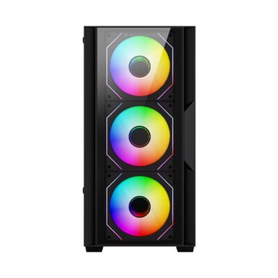 Gabinete Mini Torre NITROX EDGE PRO CRYSTAL 4900C Factor: Mini ITX