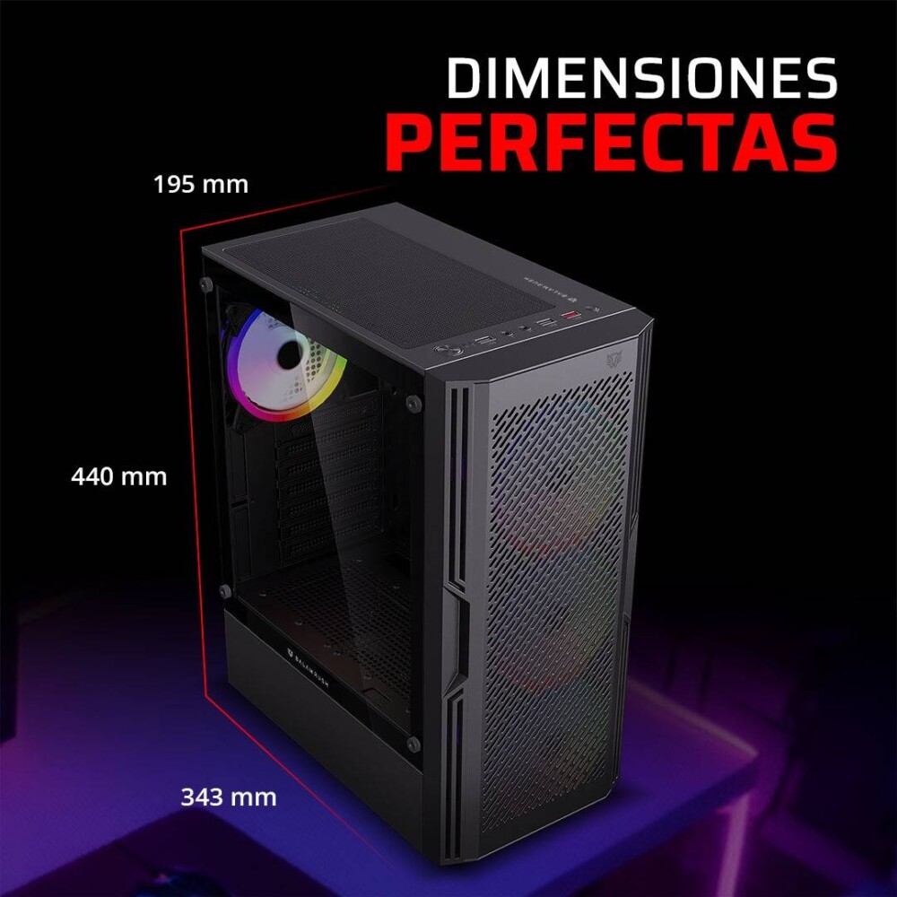 Gabinete Gamer Media Torre ATX DRAGONFLY VENTRA GM570 Factor: ATX, Micro Atx - Mini ITX BR943956 3