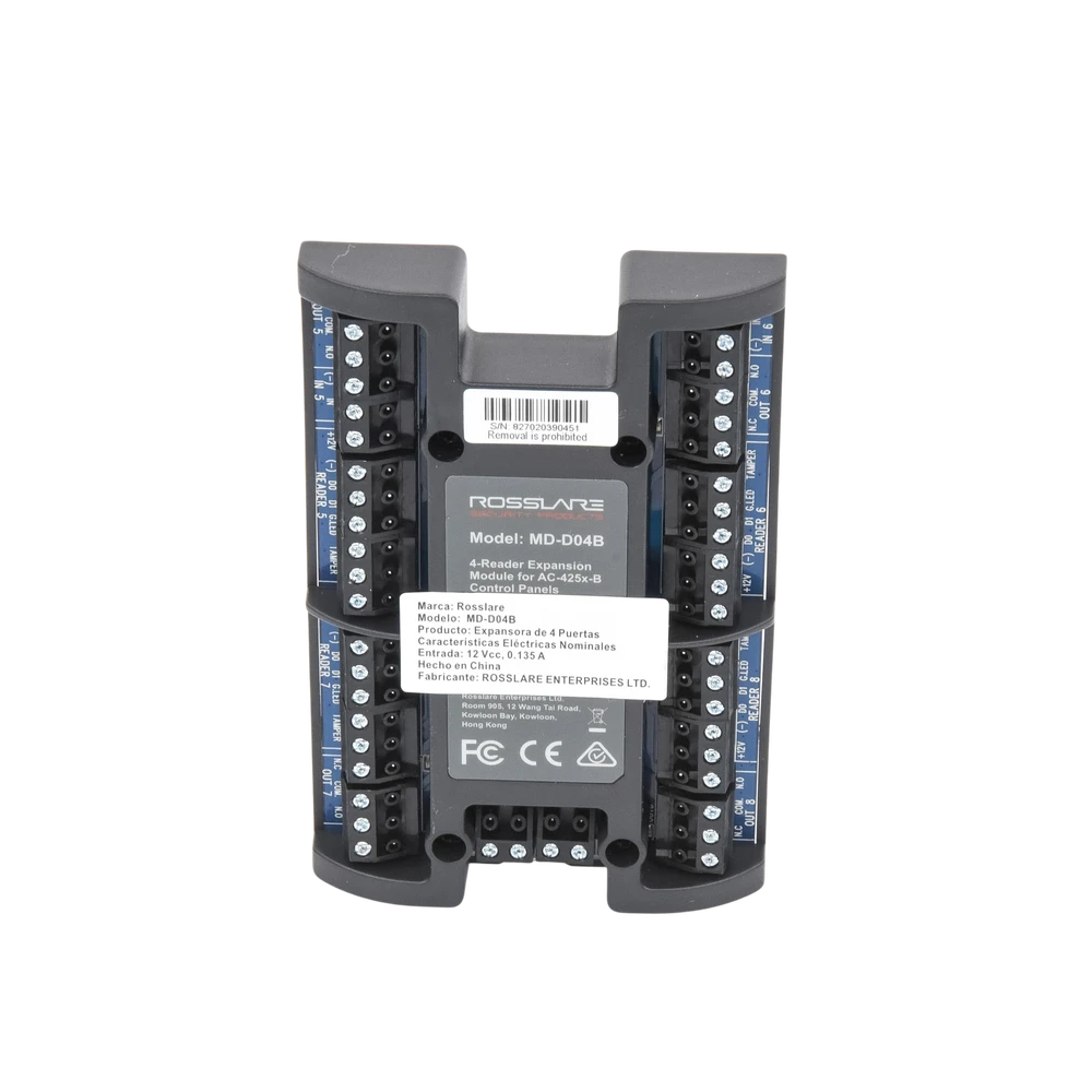 MDD04B-AD-3-l Módulo Expansor de 4 Lectoras / Para Panel AC-425IP-BU MD-D04B 4