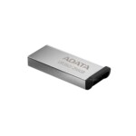Memoria USB de 256GB UR350 3.2 Gen 1 (retrocompatible 3.0 y 2.0), diseño elegante sin tapa. Color Metálico, negro. UR350-256G-RSR/BK MEMDAT7010_1_full