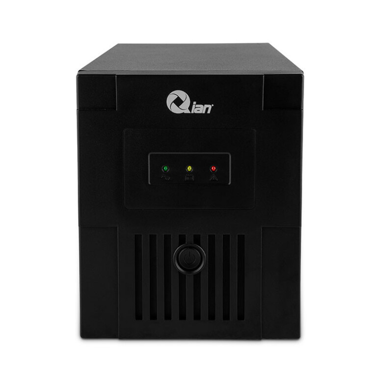 QIAN NO BREAK/UPS 1000VA, CAPACIDAD 1000VA Y 500W DE VOLTAJE, RECARGA EN 4 A 6 HORAS, INDICADORES LED Y ALARMA, 4 TOMAS DE CORRIENTE, QEI-1000-01 NBKQIA020_full