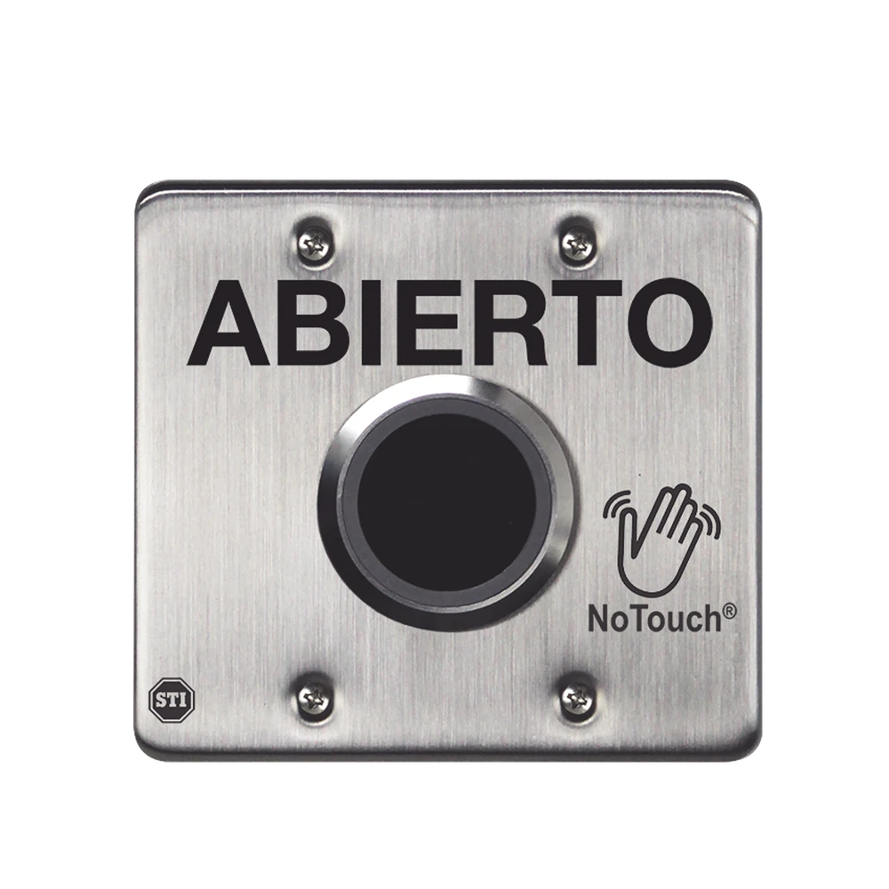 NTSS202ES-LAT-IZQ-l Interruptor IR NoTouch® de Acero Inoxidable, Salida Doble, ABIERTO NT-SS202-ES 3