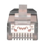 Plug RJ45 Blindado / Cat6A / 8P8C / 23-24 AWG / 50 µm Oro / 100 Piezas SPS6X88C-AD-2-l