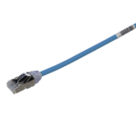 Patch Cord Cat6A, Diametro Reducido 28 AWG, Blindado S/FTP, CM/LS0H, 3 Metros, Color Azul STP28X3MBU-l