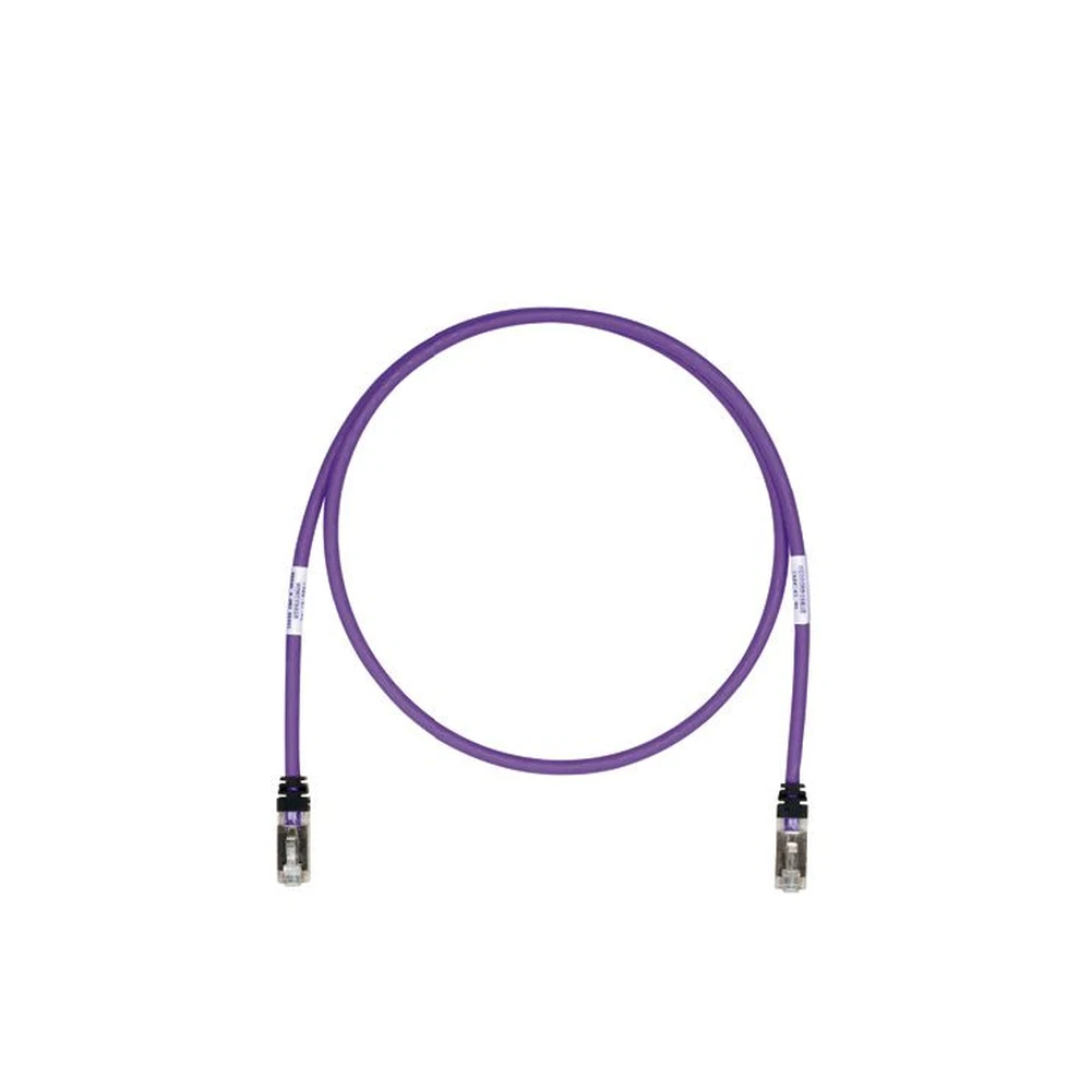 STP6X20VL-l Patch Cord Cat6A, Blindado S/FTP, CM/LS0H, 6.1 Metros (20 Pies), Color Violeta STP6X20VL 1