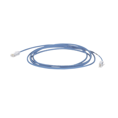 Cable de Parcheo Cat6 / UTP 28AWG / 3.8mm Diámetro / 9.14m (30ft) / Azul / PoE++ / -10 a 75°C