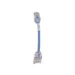 Cable de Parcheo TX6, UTP Cat6, Diámetro Reducido (28AWG), Color Azul, 15.2 cm (6 pulgadas) UTP28SP6INBU-AD-2-l