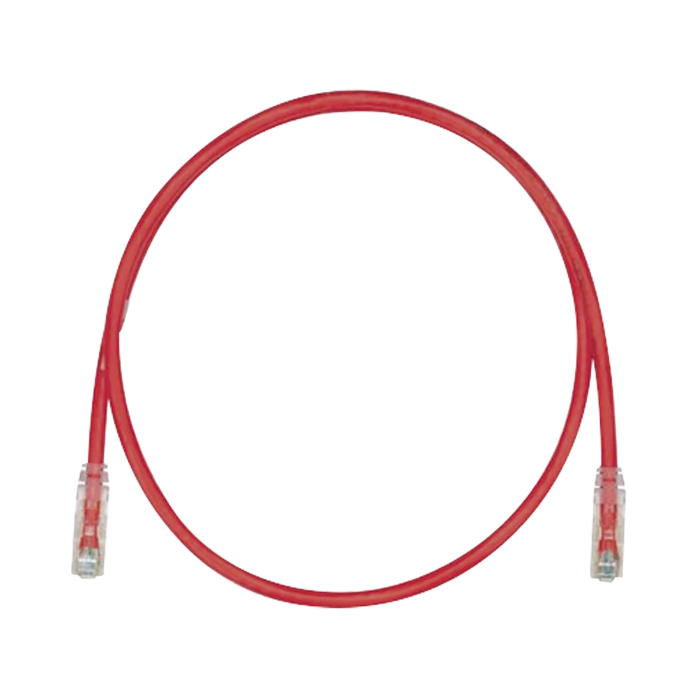 UTPSP3RDY-l Cable de Parcheo TX6, UTP Cat6, 24 AWG, CM, Color Rojo, 0.91 Metros (3 Pies) UTPSP3RDY 1