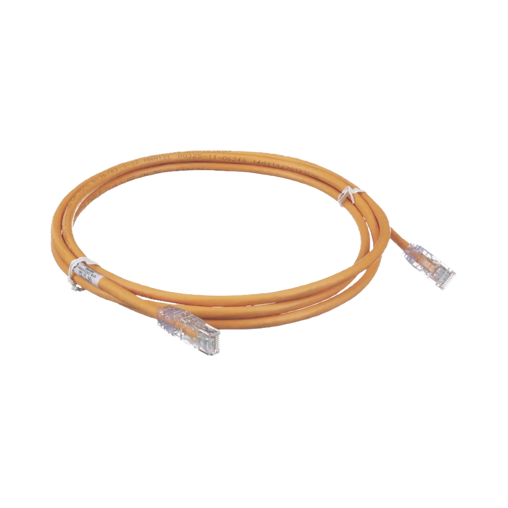 UTPSP5ORY-AD-1-l Cable de Parcheo TX6, UTP Cat6, 24 AWG, CM, Color Naranja, 1.52 Metros (5 Pies) UTPSP5ORY 2